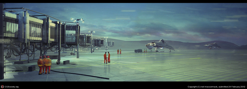 Illustration for article titled Stunning sci-fi concept sketches are actually 3D renders